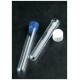 Test Tube 100mm x 16mm, round base 13.5ml with wadded red screw cap, PS/PE, AS, 1 * 450 items