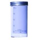 Container 250ml, plain label, metal flow seal cap, PS/ME, AS, 1 * 50 items