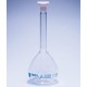 Volumetric Flask, 100ml, Class A, blue graduation, borosilicate glass, with PE stopper, NS 14/23, 1 * 5 Items