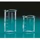 Beaker, 100ml, low form, with spout, borosilicate glass, 1 * 10 Items
