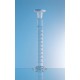 Measuring cylinder 1L, BLAUBRAND®, Neck size 45/40, PE Stopper, Borosilicate glass 3.3, class A, conformity certified, 1 * 1 Item