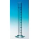 Measuring cylinder with spout,glass base blue graduation class B 100ml 1 * 2 items
