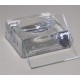 CUPSTAINING CLEAR GLASS, + COVER, 4X4CM 1 * 1 items
